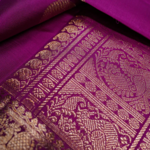 Magenta Kanjivaram Silk Saree