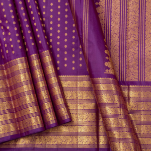 Magenta Kanchipuram Silk Saree